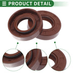 Set of 5 Oil Seal Rotary Shaft Seal FKM Rubber 22x42x10mm