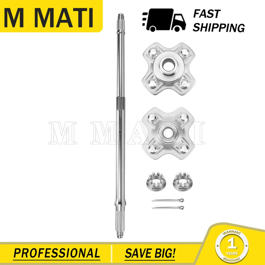 Rear Axle Shaft w/ Hubs for Honda TRX520FE2 TRX520FM Rancher 420 (2014–2024)