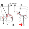 Straw Chopper Spreader Belt for John Deere Combine (AMH177178, H177178)