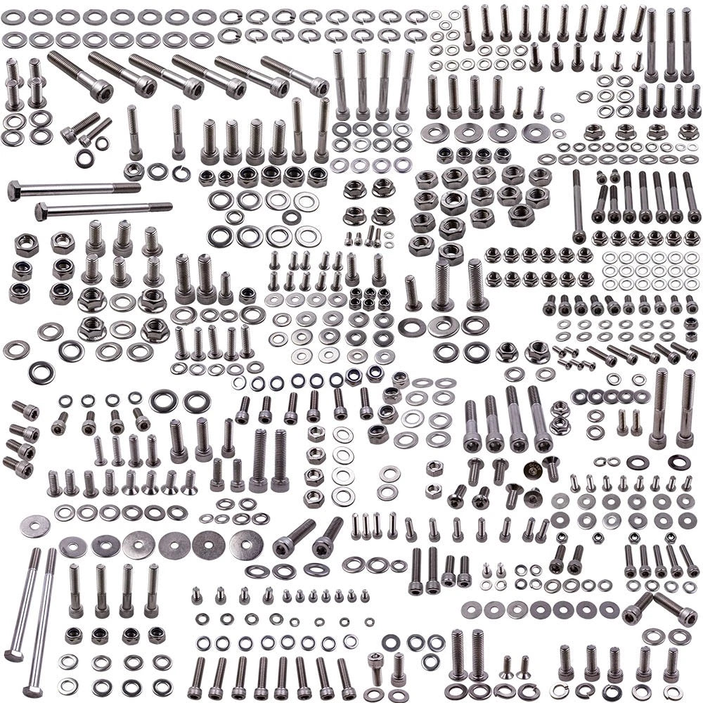 659pcs Stainless Steel Bolt Screw Kit for Yamaha YFZ350 (1987–2006)
