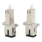 Set of 2 Fiber Optic Adapters for LC to SC Network CATV Systems