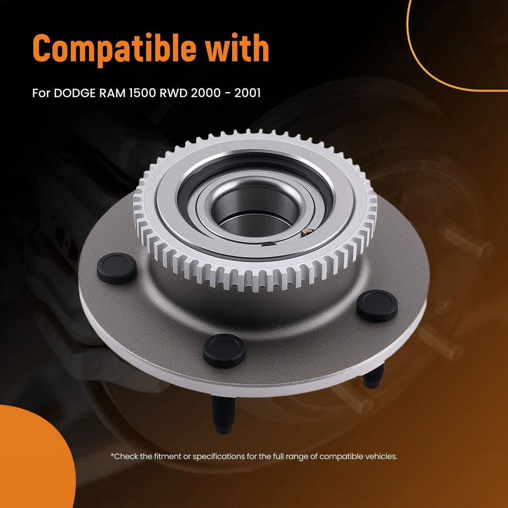 Front Complete Wheel Hub Kit for Dodge Ram 1500 RWD (2000–2001) BR930611