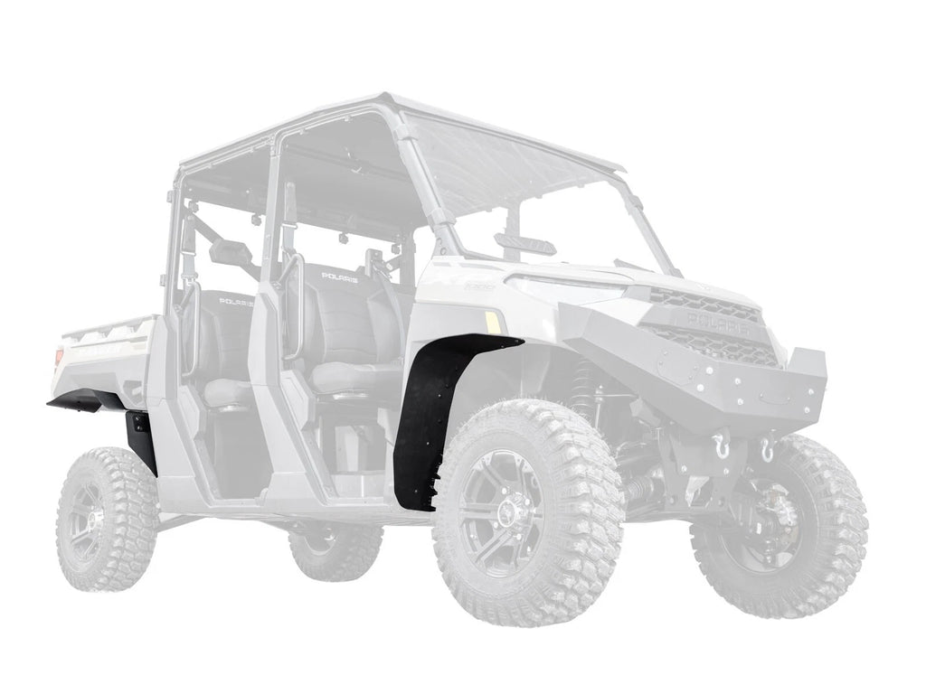 Low-Profile Fender Flares for Polaris Ranger XP1000 (See Fitment)