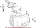 Multipurpose Light Bulb for Chrysler Dodge Jeep Plymouth Ram (OEM)