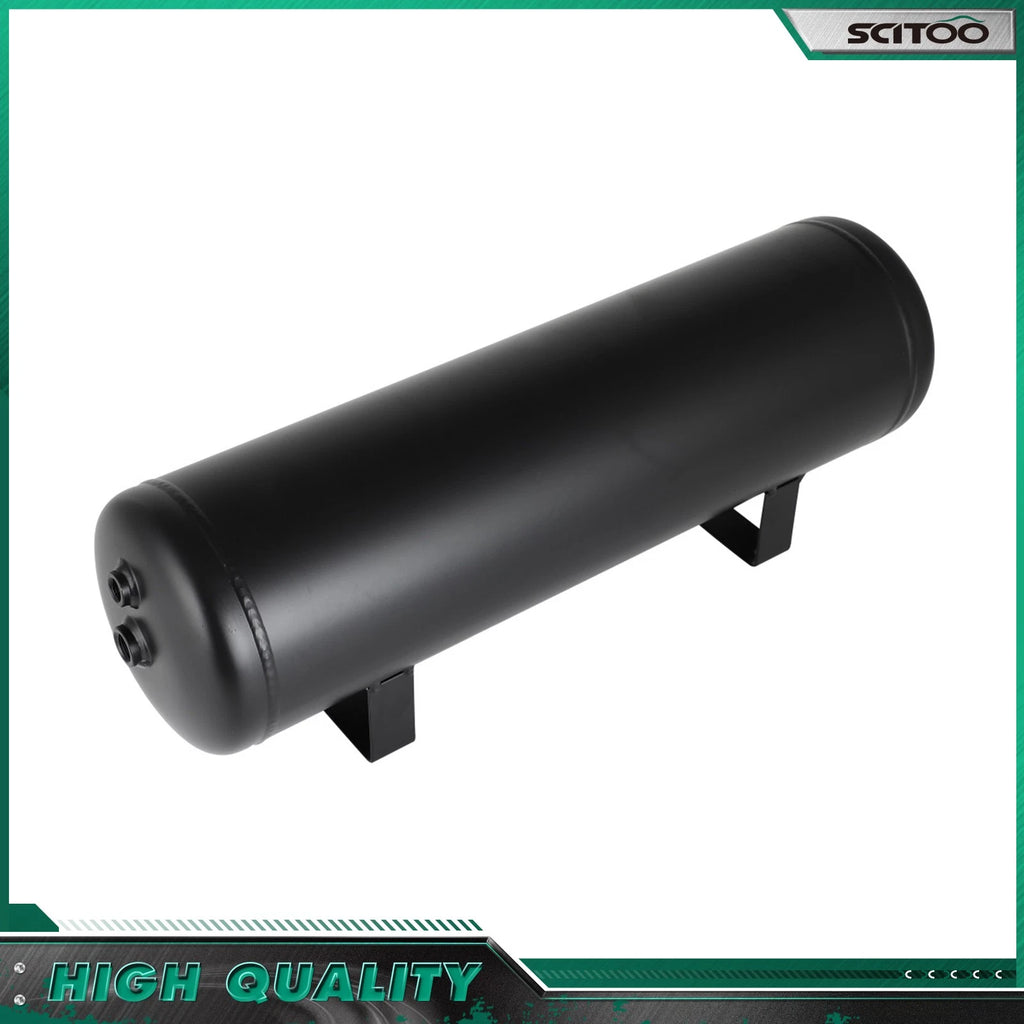 3 Gallon Air Tank for Train Horns, Compressor, Air Ride Suspension (6 Ports)