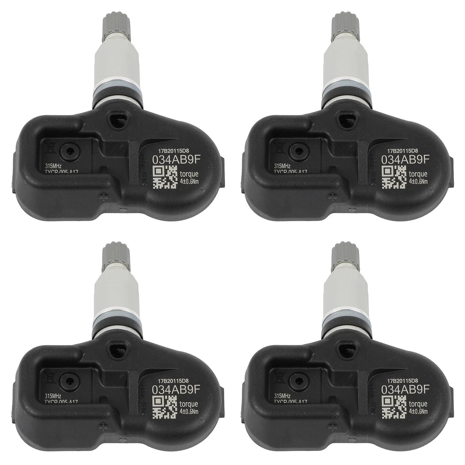 Set of 4 Tire Pressure Sensors for Honda Accord