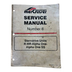 Sterndrive Units Service Manual #6 for MerCruiser R/MR/Alpha One (1997)