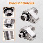 2X AC Compressor Converter Fittings for LS Engines (10S17F, 10S20F)