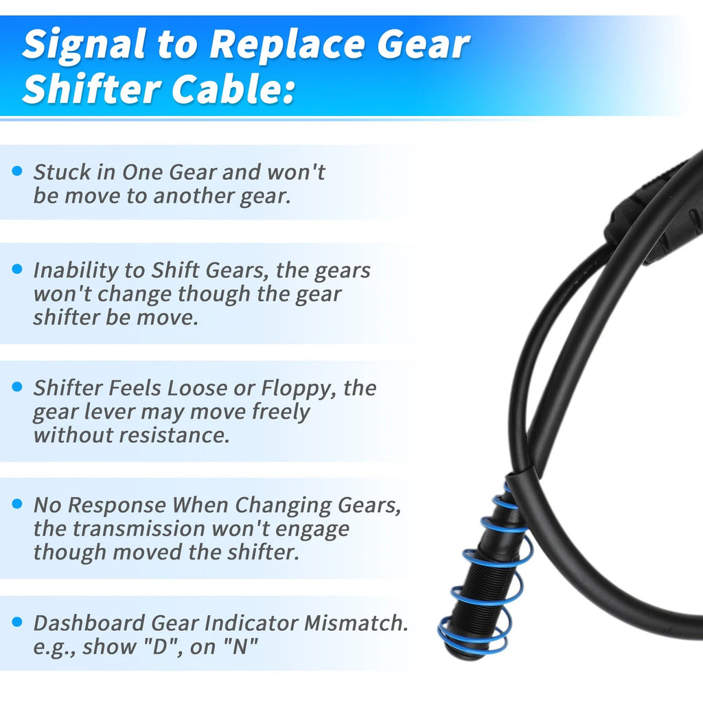 Auto Trans Gear Shift Cable for Buick LaCrosse, Chevrolet Impala (2005–2009)