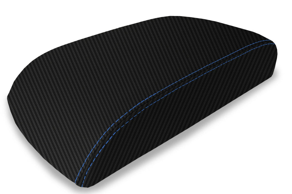 Carbon Fiber Console Lid Armrest Cover for Ford Explorer (2011–2019)