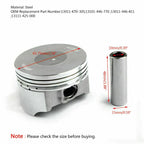 Piston Kit 65.75mm for Honda XR 200 XR 200R (1980–2002) 13011-446-811