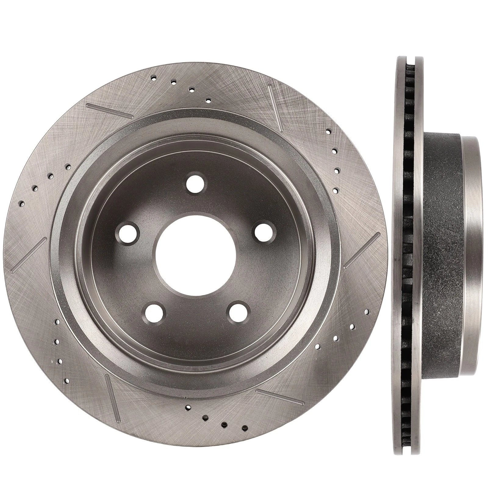 Rear Brake Rotors & Ceramic Pads for Chrysler Aspen, Dodge Durango (2005–2006)