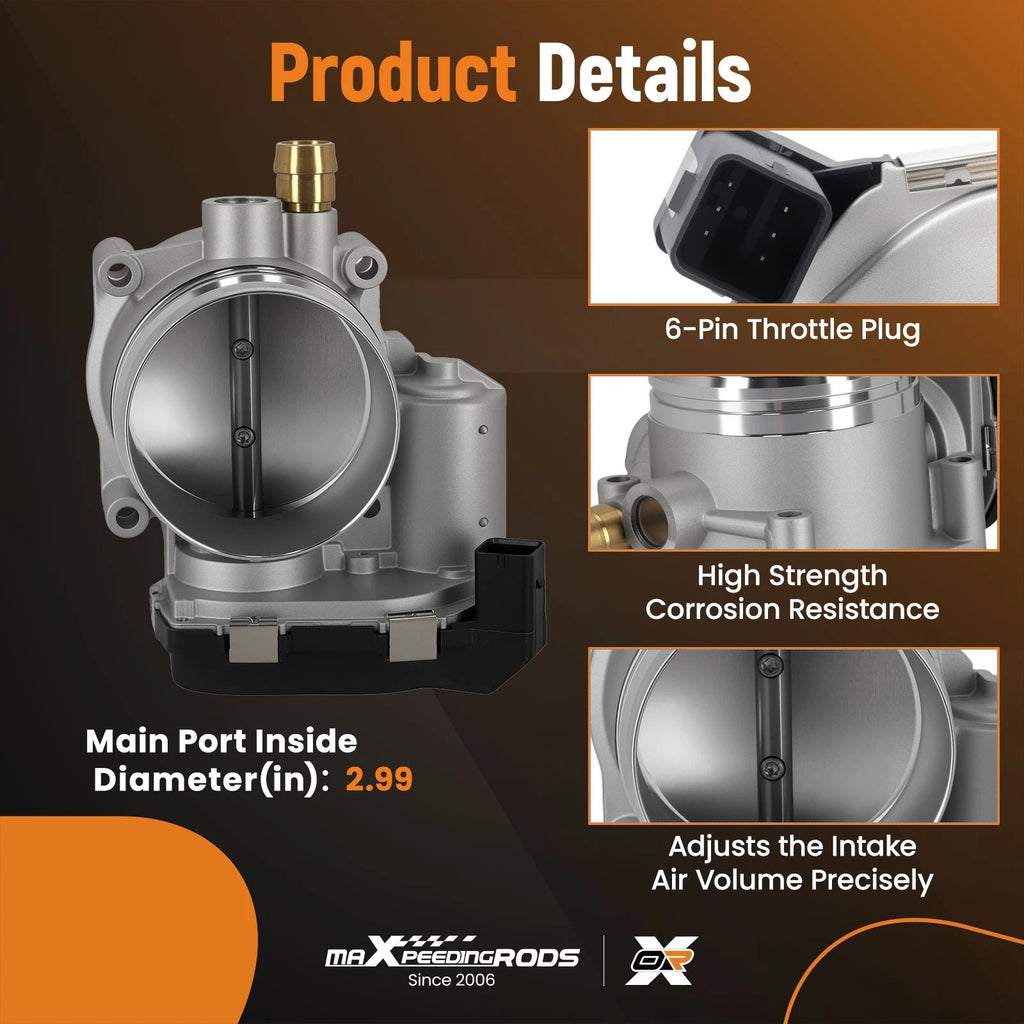 Throttle Body for BMW Z4 335i 135i 535i 740i X6 3.0L (2009–2016) A2C59513206