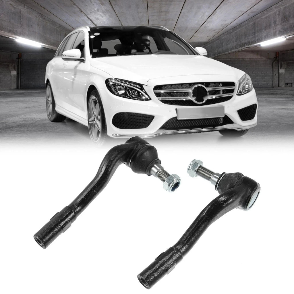 2pcs Front Outer Tie Rod End ES80687 ES80688 for Mercedes-Benz C230 C240 C280 (2000–2007)