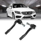 2pcs Front Outer Tie Rod End ES80687 ES80688 for Mercedes-Benz C230 C240 C280 (2000–2007)