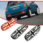 2X Euro Union Jack LED Rear Fog Lamp for Mini Cooper (2006–2015)