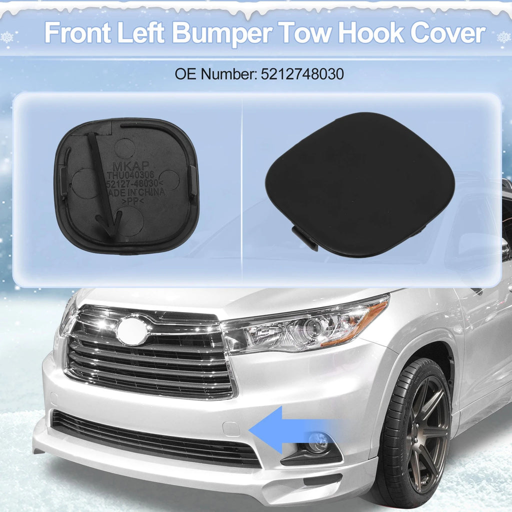 Tow Hook Cover Cap for Toyota Prius C Aqua (2012–2014)