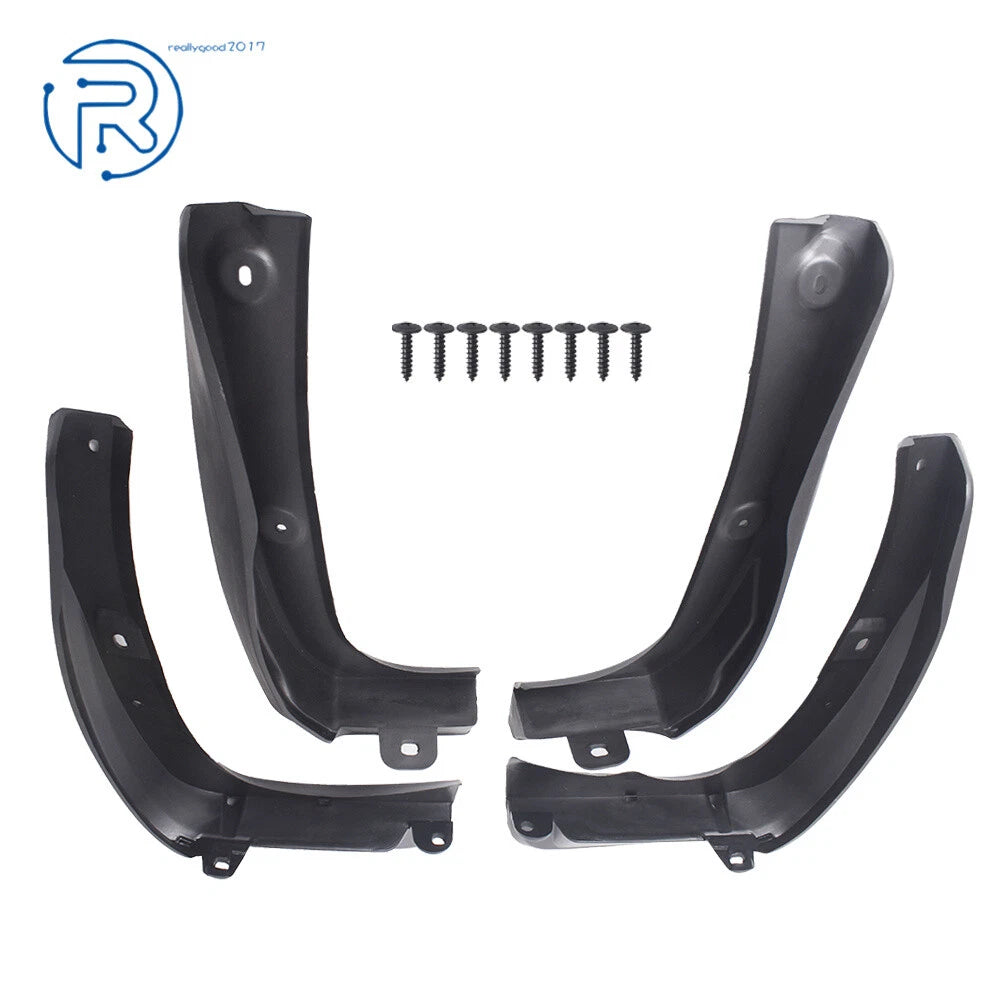 Set of 4 Mud Flaps for Toyota Highlander (2014-2019)