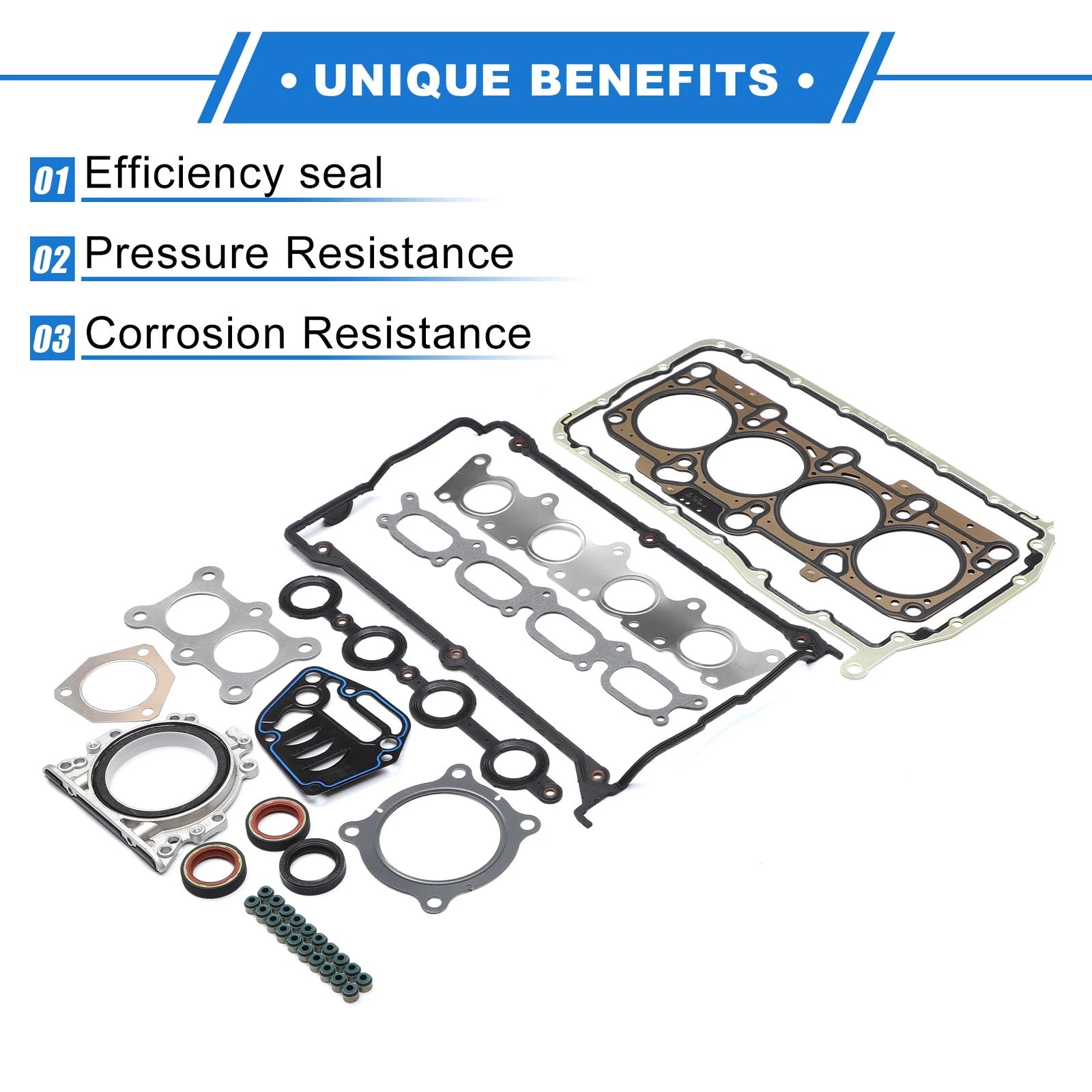 Cylinder Head Gasket Kit for Audi VW BPJ Engine (1 Set)