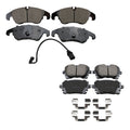 Akebono Euro Front & Rear Ceramic Brake Pad Kit for Audi S4 S5 (2009–2016)
