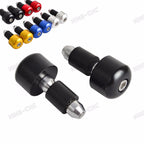 CNC 7/8" Handlebar Caps Bar Ends for Aprilia RS125/250 RSV 1000 RSV4 Tuono 1000