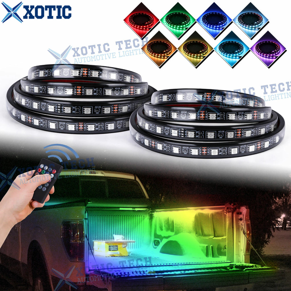 2-Pack 60" RGB Bar Light Strip Kit for Ford Chevy Dodge GMC (2015–2024)