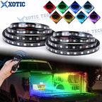 2-Pack 60" RGB Bar Light Strip Kit for Ford Chevy Dodge GMC (2015–2024)