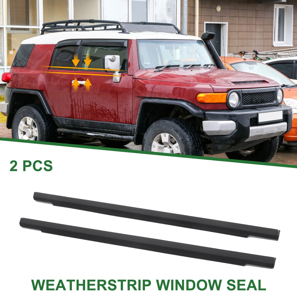 2X Rear Weatherstrip Window Seal No.6816435041 for Toyota FJ (2007–2014)