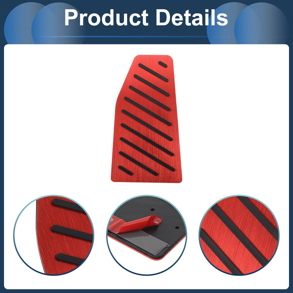 Footrest Pedal Pad Cover for Toyota RAV4 (2019–2023) - Red