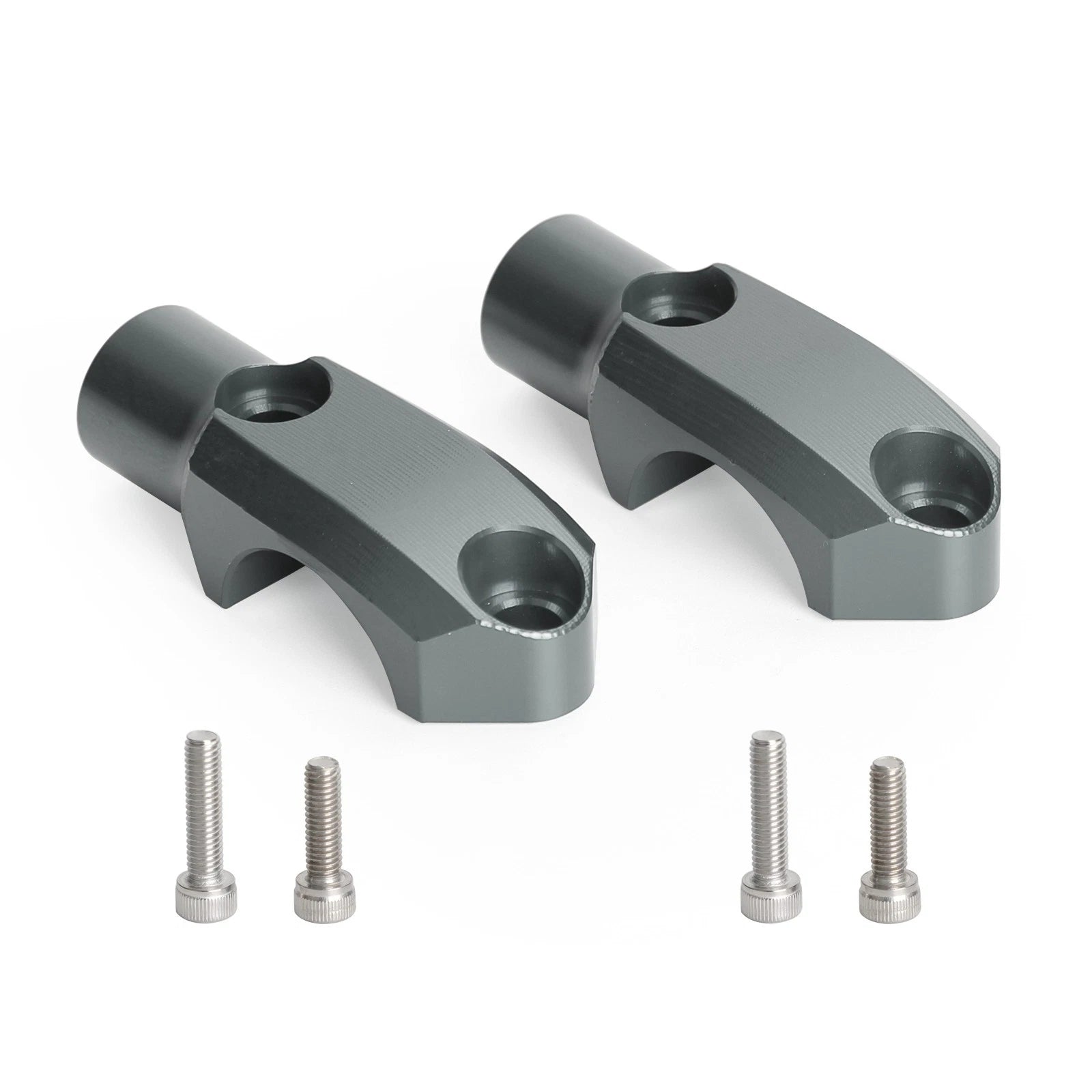 CNC Master Cylinder Handlebar Clamp 10mm Mirror Mount for Ducati