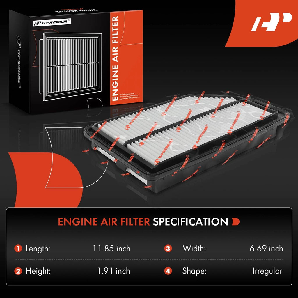 Engine & Activated Carbon Cabin Air Filter for Honda Odyssey (2011-2017)