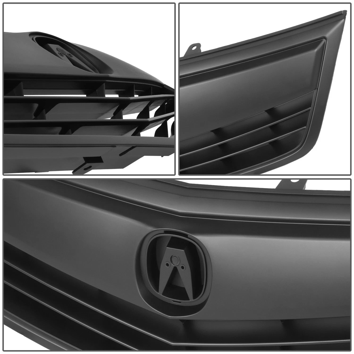 Front Bumper Grille Assembly for Acura TSX (2011–2014) Matte Black OE Style