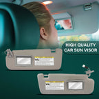 Sun Visor Pair for Hyundai Sonata (2006–2008) w/Light