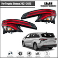 LED Tail Light Lamps for Toyota Sienna (2021–2023) Pair Left & Right