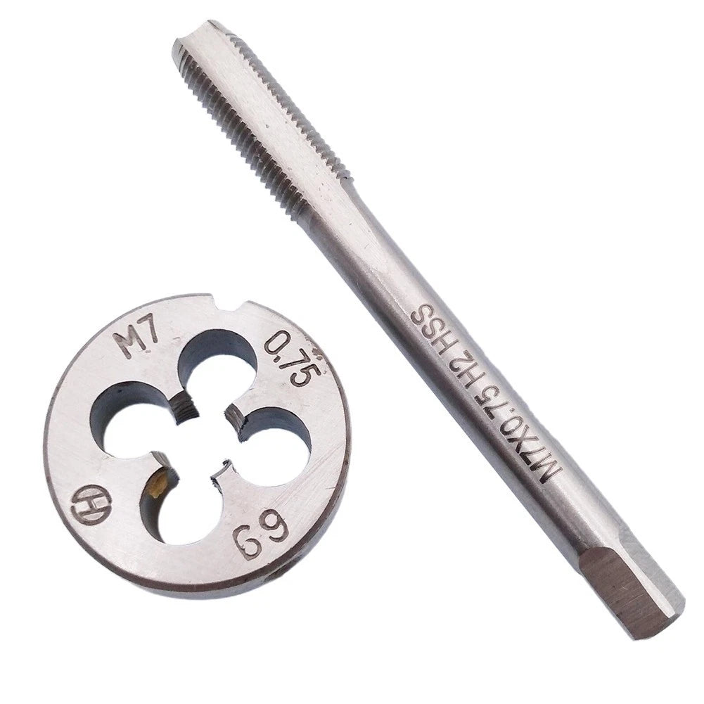 Set of 3 HSS Metalworking Taps 66mm Length Inserts for Manufacturing
