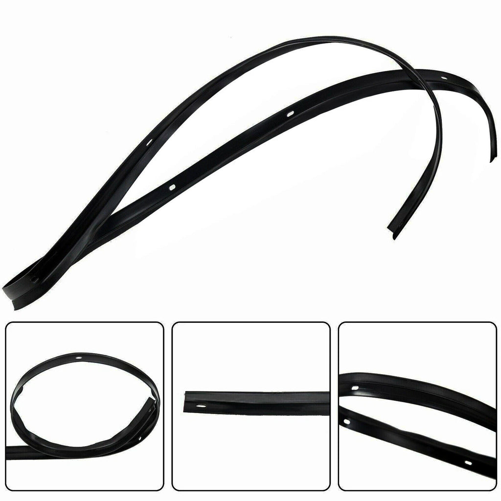 Front Hood Bumper Weatherstrip Seal & Rivets for Dodge Challenger (2008–2022)