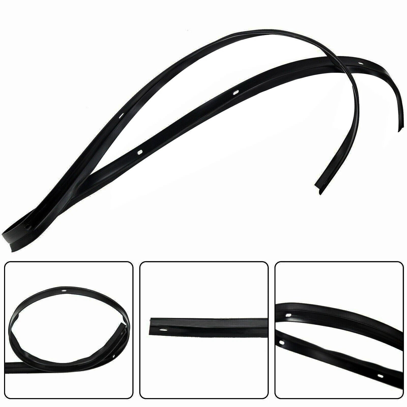 Front Hood Bumper Weatherstrip Seal & Rivets for Dodge Challenger (2008–2022)