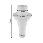 Stainless Steel Thru Hull Connector for Marine Fish Tank Filter (Aquarium)