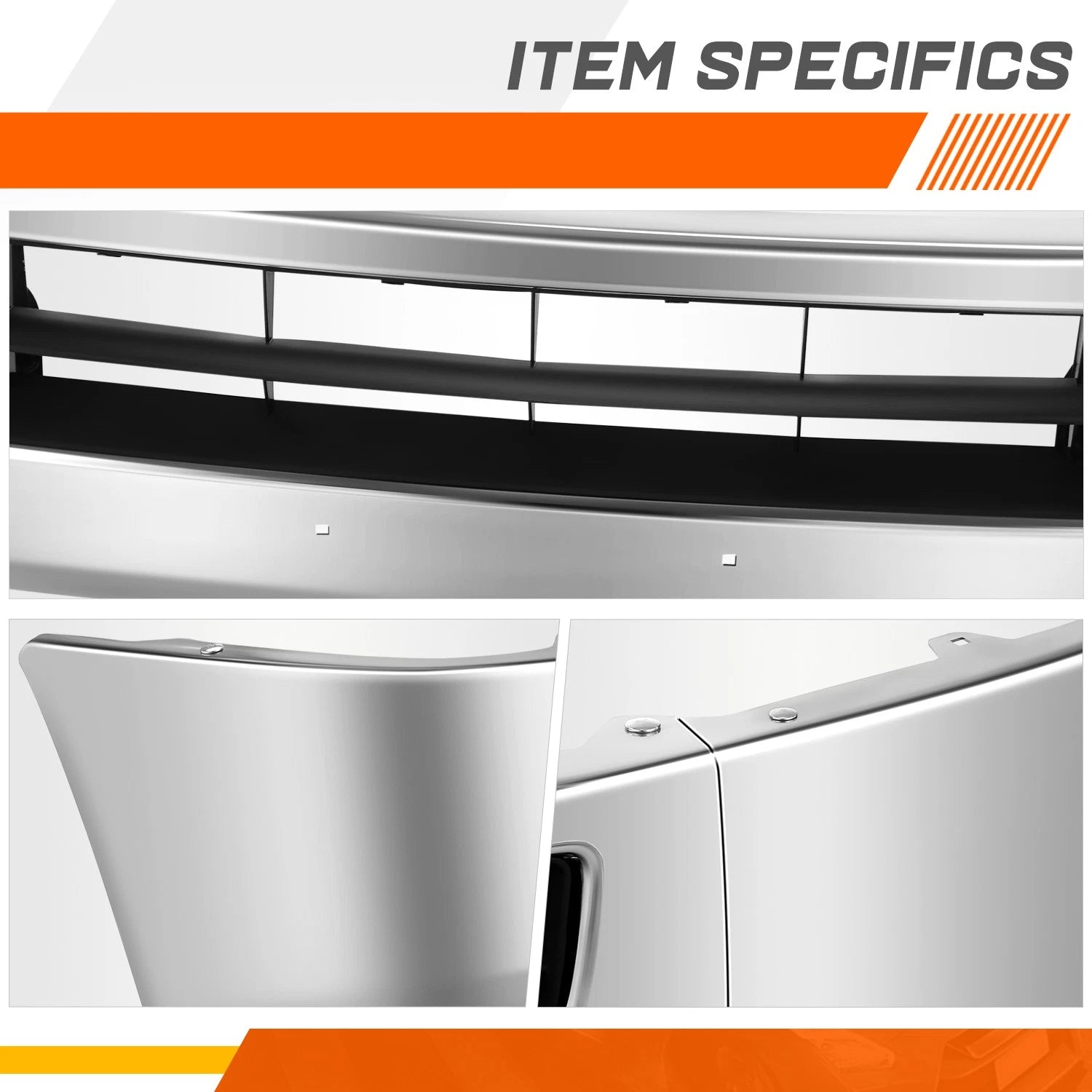 Front Bumper Face Bar for Nissan NV1500-NV3500 (2012–2021) Chrome