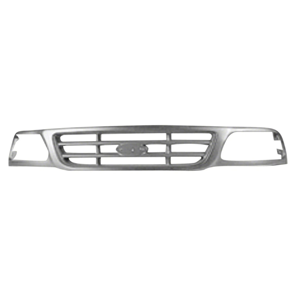 Replacement Chrome Plastic Front Grille (See compatibility Chart)