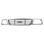 Replacement Chrome Plastic Front Grille (See compatibility Chart)