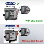 Headlight with LED Signal Light for GMC Sierra 2500 HD (2020–2023)