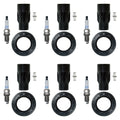 Set of 6 Denso Platinum TT Spark Plugs & NGK Coil Boots for ES330 Solara (2001–2006)