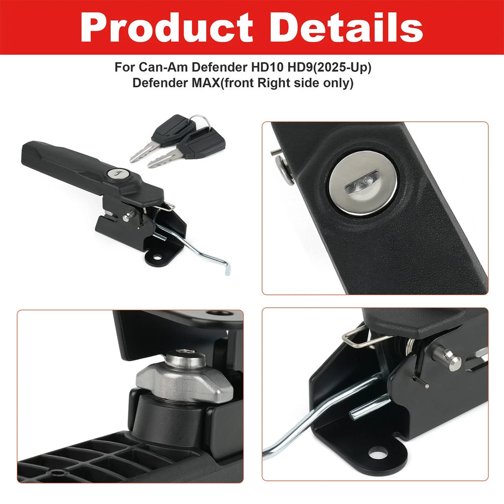 Front Right Door Lock for Can-Am Defender (2025–2025)