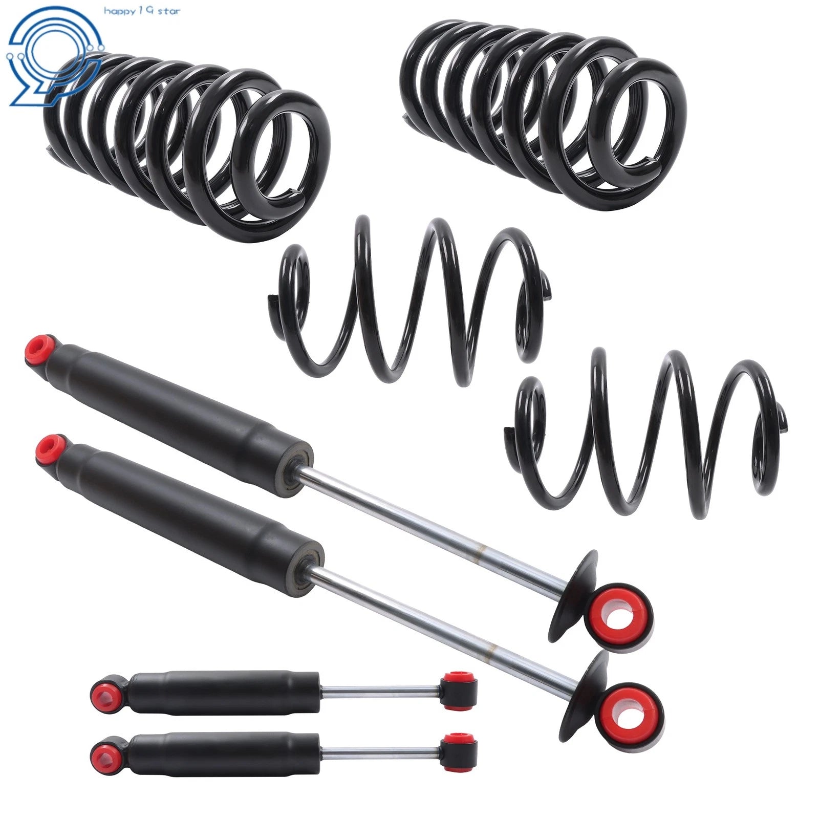 Set of 4 Lowered Coil Springs Shock Kit for GMC Truck (1963–1972)