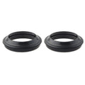 Set of 2 Front Fork Damper Shock Absorber Dust Seals for Motorcycle (45X57MM)