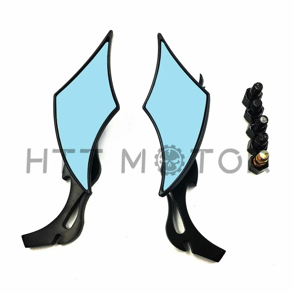Teardrop Custom Rear Mirrors for Honda Motorcycle Cruiser (8-10mm)