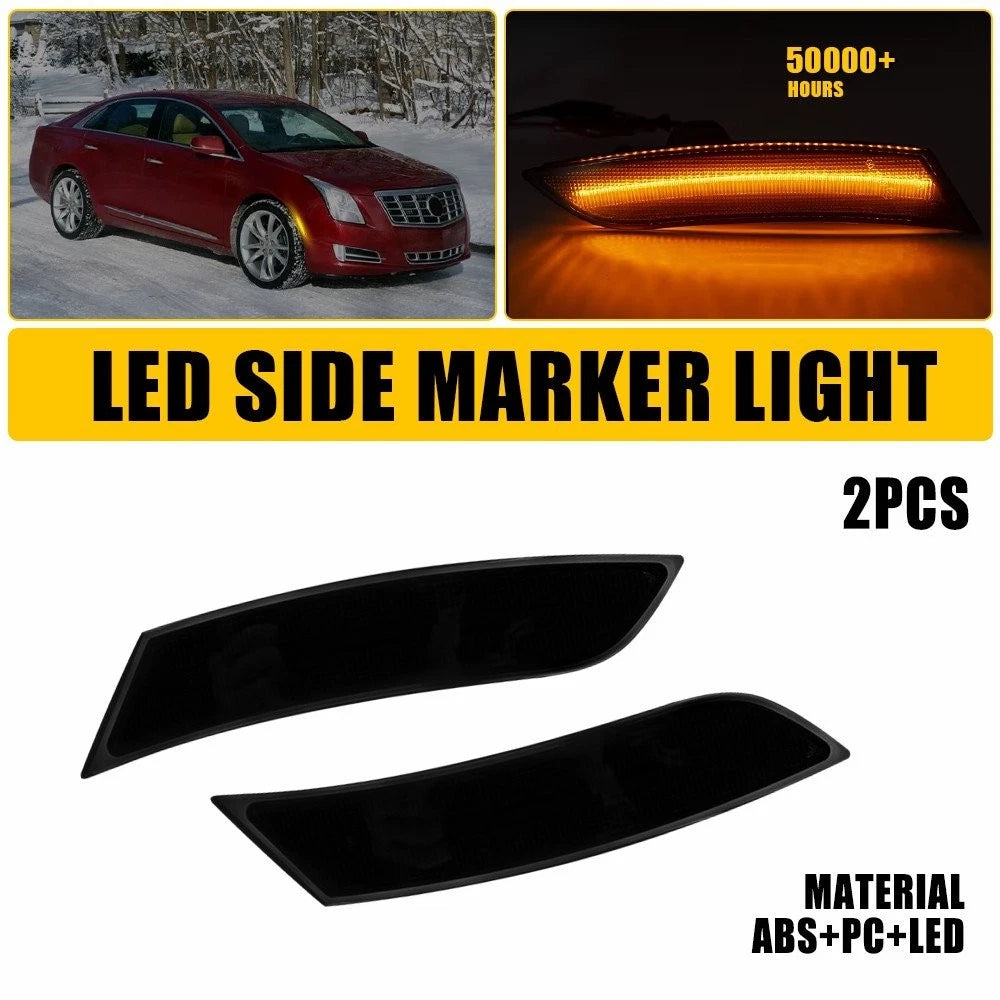 Front Smoked Side Marker Light GM2551201 for Cadillac XTS (2013–2017)
