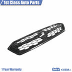 Front Bumper Grille Trim Glossy Black for Subaru WRX/WRX STI (2018–2019)