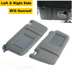 2X Gray Sun Visor Pair for Toyota Camry (2007–2011) Left & Right